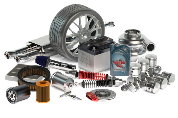 Set of Car parts — Stock Photo, Image