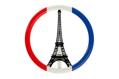 Paris terror attacks symbol clipart