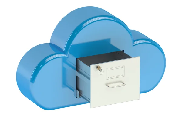 Concept de stockage cloud computing — Photo
