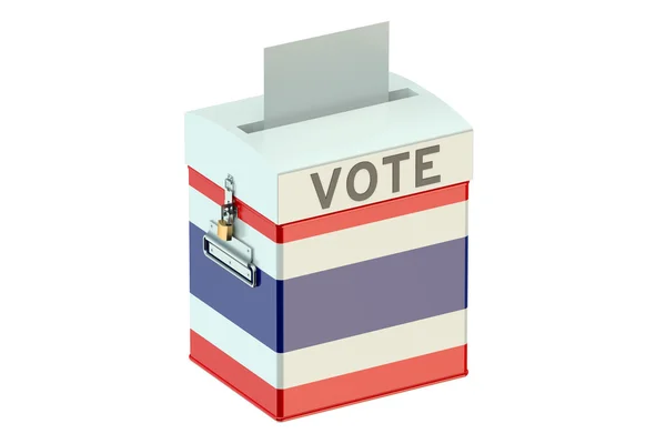 Caixa de cédula eleitoral da Costa Rica para coletar votos — Fotografia de Stock