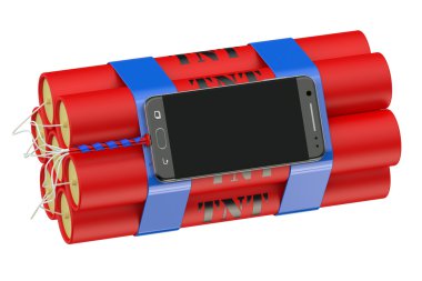 Zamanlayıcı bomba ile telefon
