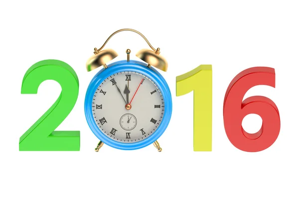 Concepto de año nuevo 2016 — Foto de Stock