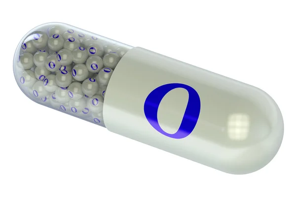 Vitamin capsule O — Stock Photo, Image