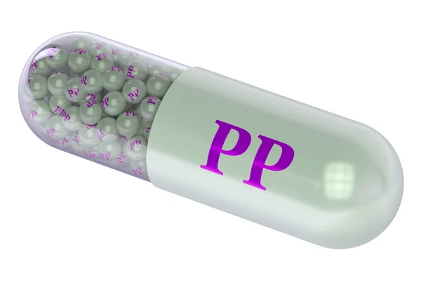 Cápsula de vitamina PP — Fotografia de Stock