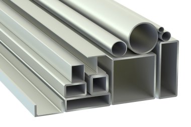 Stack of Rolled Metal Products