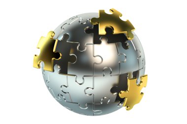 Metalik küresel bulmaca