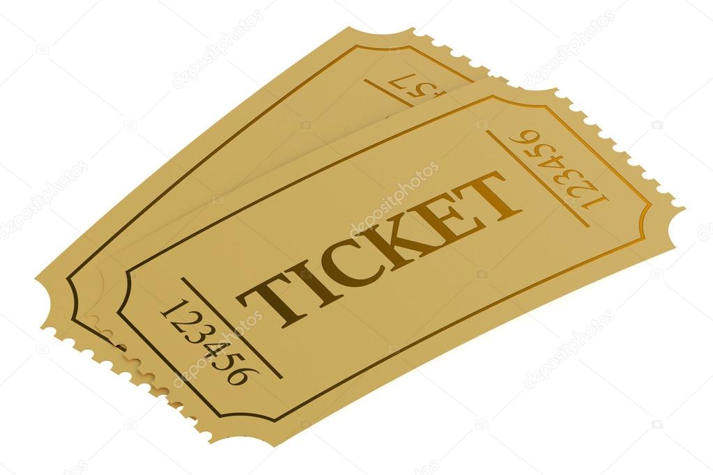 two ticket isolated