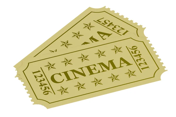 Two cinema tickets — Stock Photo, Image