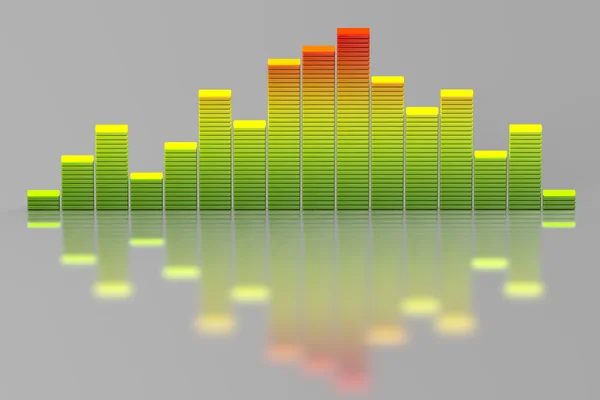 Color Music Equalizer — Stock Photo, Image