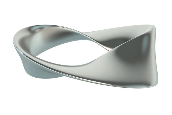 Metalen Moebius strip — Stockfoto