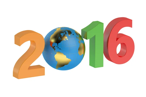 Feliz año nuevo 2016 concepto — Foto de Stock