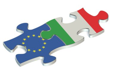 İtalya ve AB bulmacalar bayraklar