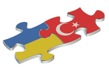 Türkiye ve Ukrayna bulmacalar bayraklar