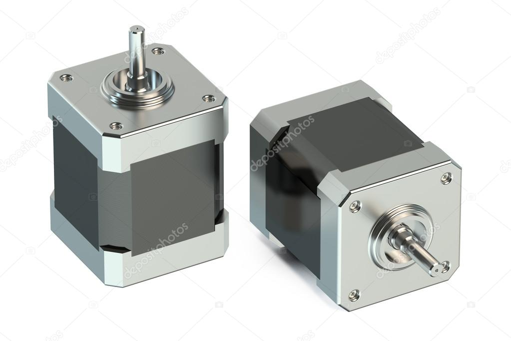 Stepper motors isolated