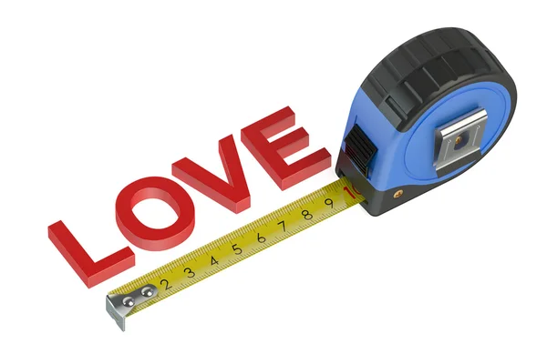 Aşk kavramı ölçümü — Stok fotoğraf