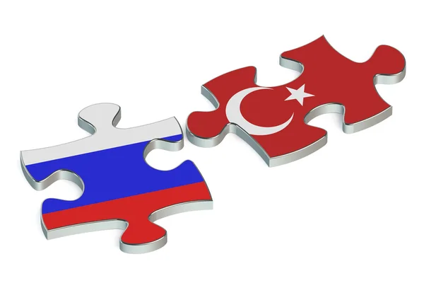 러시아와 터키 충돌 개념 — 스톡 사진