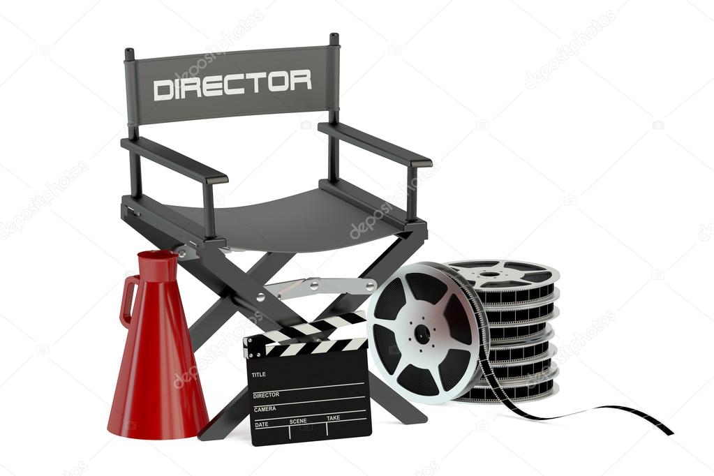 movie, cinema and production concept