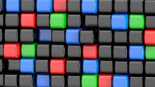 Résumé cubes de couleur fond — Photo