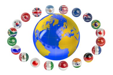 G20 Zirvesi kavramı küre ile