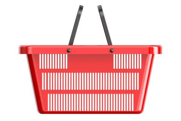 Kırmızı alışveriş sepeti — Stok fotoğraf