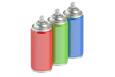 sprey boya kutuları kümesi