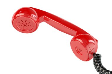 kırmızı telefon ahizesi