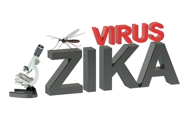 Conceito de vírus Zika — Fotografia de Stock