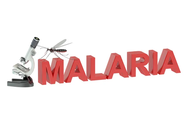 고립 된 말라리아 개념 — 스톡 사진