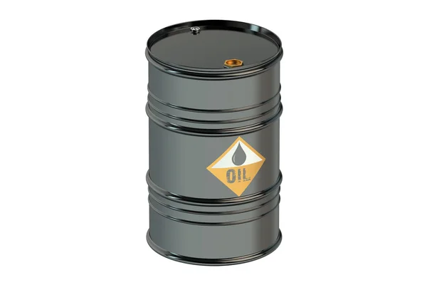 Oil barrel isolated — Stock Photo, Image