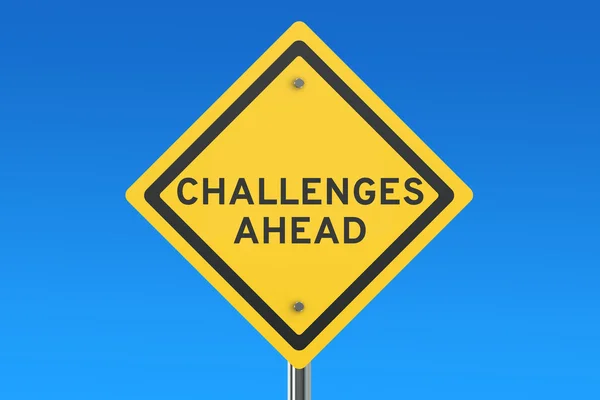 Desafios à frente Conceito — Fotografia de Stock
