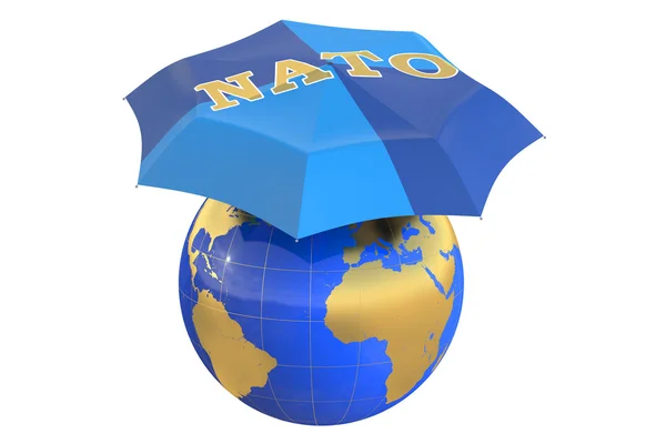 NATO protect concept — Stock Photo, Image