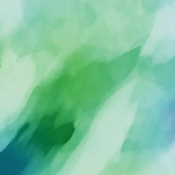 Зеленая акварель Стоковое Фото