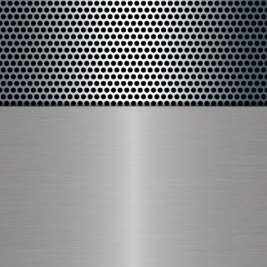 gümüş metal şablonu