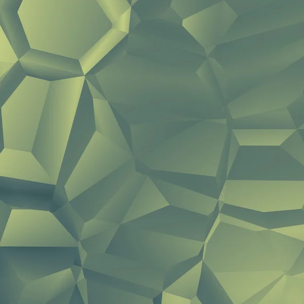 Abstract green polygon — Stock Photo, Image