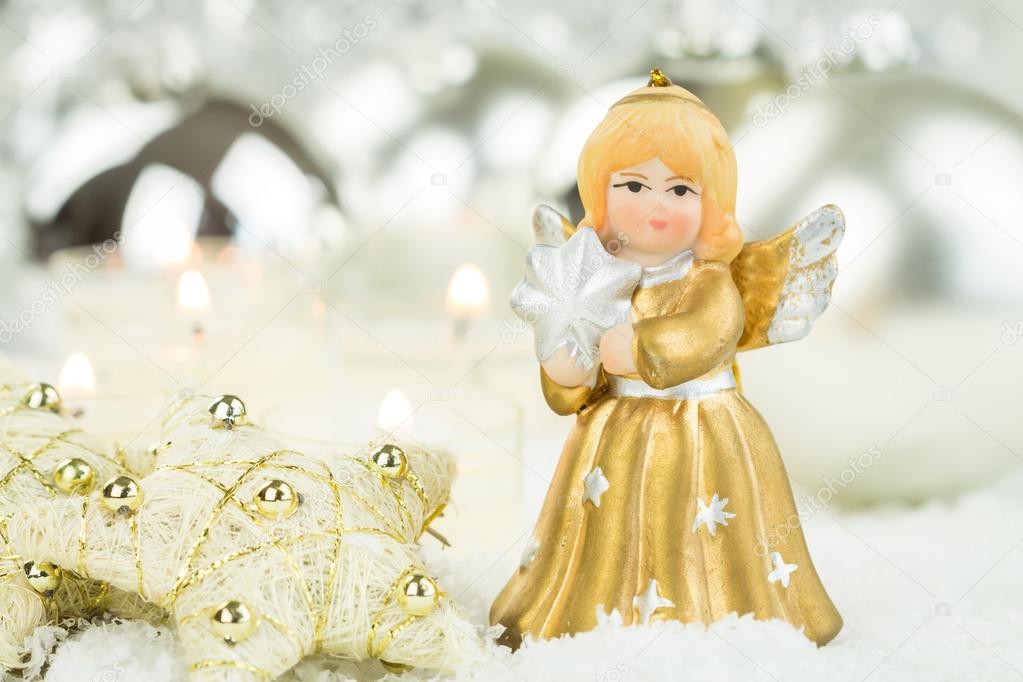 Leuke kerst engel beeldje — Stockfoto © nilswey #90495510 Leuke kerst engel beeldje — Stockfoto © nilswey #90495510