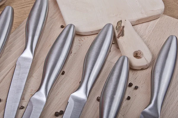 Knife on workstation — Stock Photo, Image