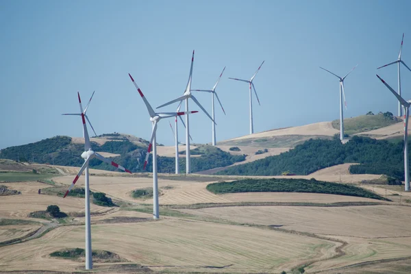 Várias energias eólicas — Fotografia de Stock