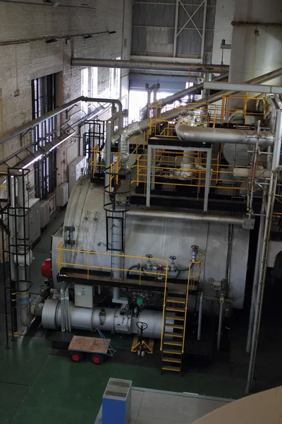 Industrieduell befeuert Dampfkessel mit 40000 lbs — Stockfoto