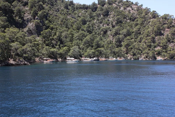 Excursions en bateau en Turquie — Photo