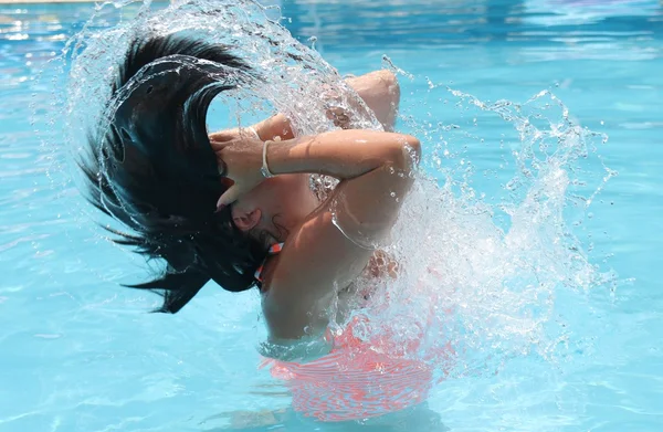 Raffreddamento in piscina — Foto Stock