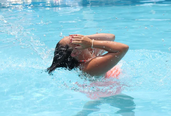 Raffreddamento in piscina — Foto Stock