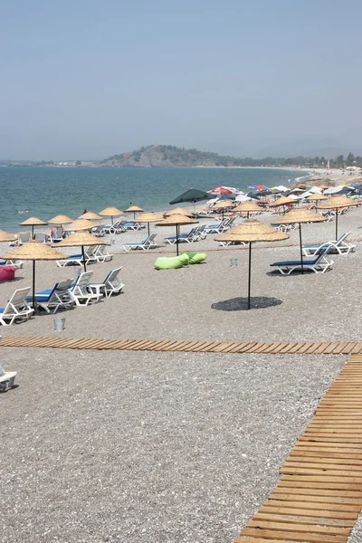 Calis beach i Turkiet, 201 — Stockfoto