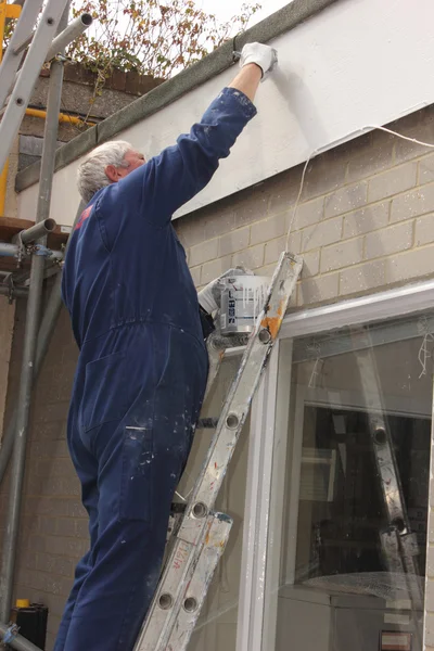 A painter at work — Stock Photo, Image