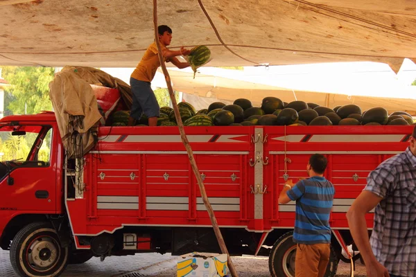 Calis marknaden i Turkiet — Stockfoto