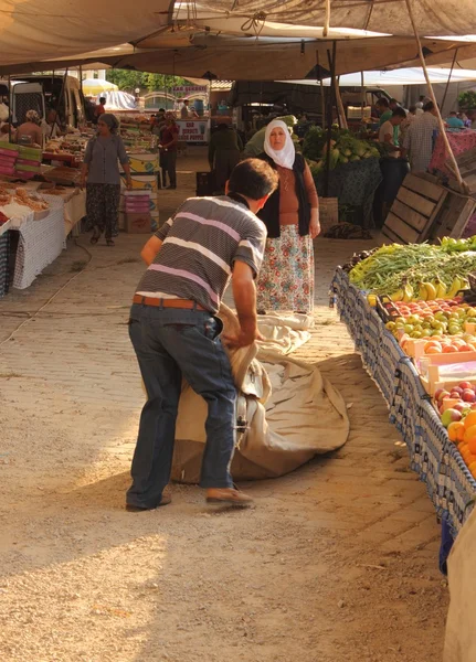 Calis market in turkey — Stock Photo, Image