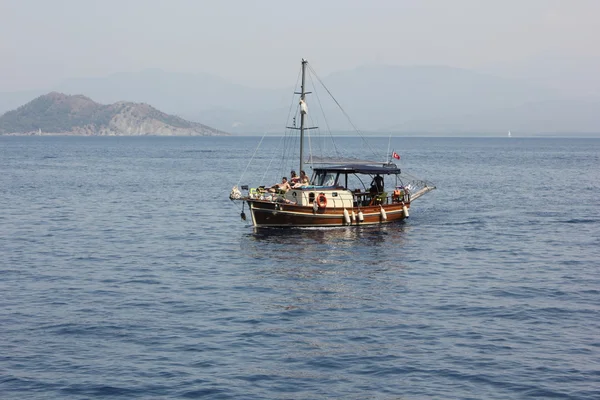 Passeios de barco na Turquia — Fotografia de Stock