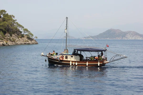 Türkiye'deki tekne turları — Stok fotoğraf