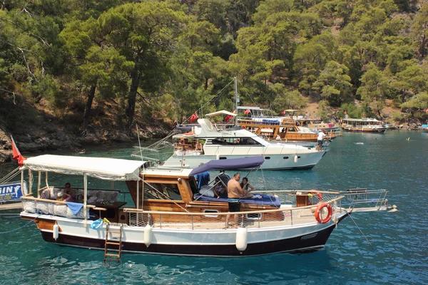 Paseos en barco en Turquía — Foto de Stock