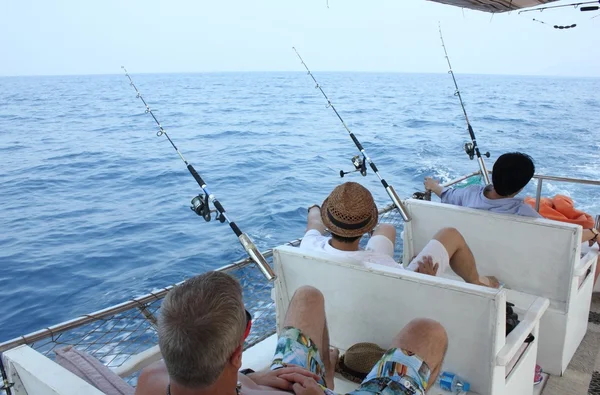 A Fishing boat trip — Stock Photo, Image