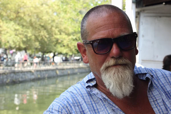 An englishman with a beard — Stock Photo, Image